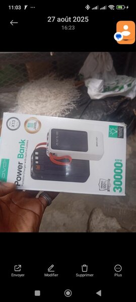 Batterie Externe Solaire 30000mAh