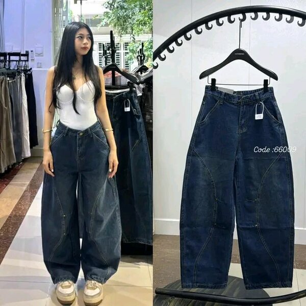 Jean baggy femme tendance