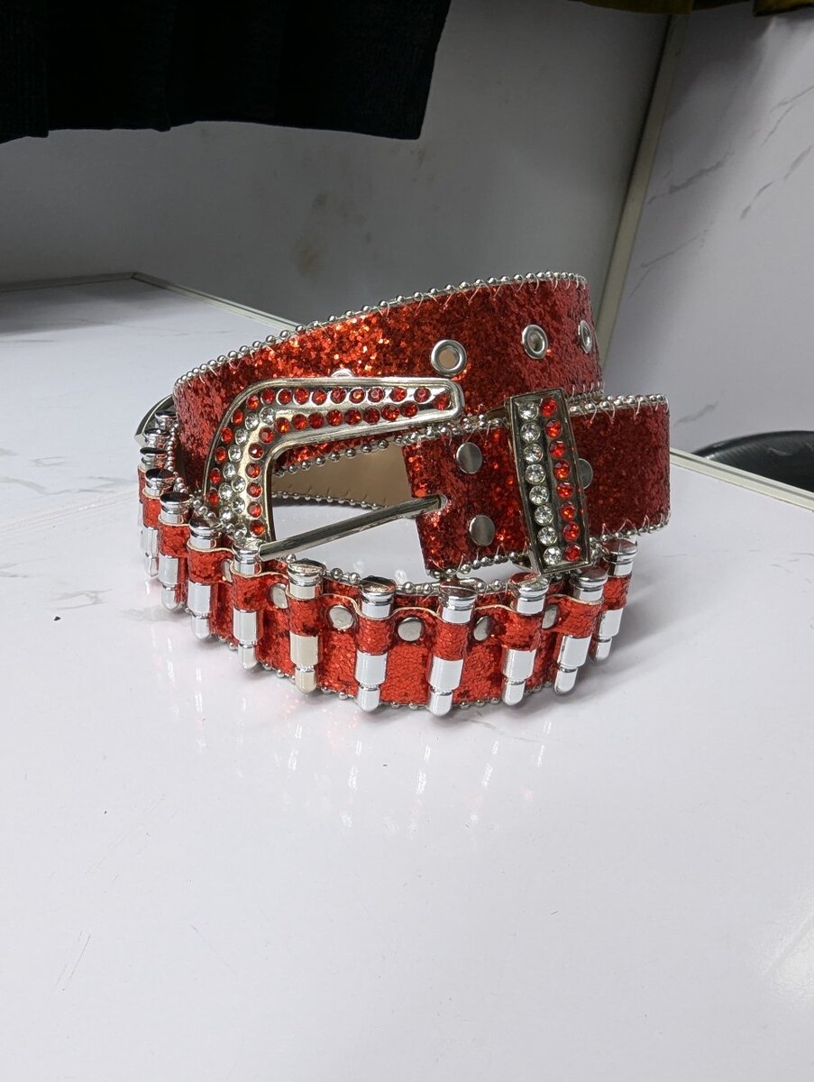 Ceinture Strass Glamour Punk