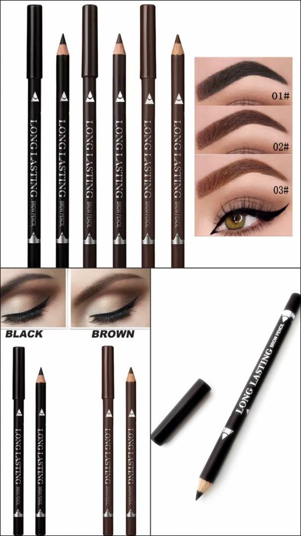 Crayon à sourcils longue tenue