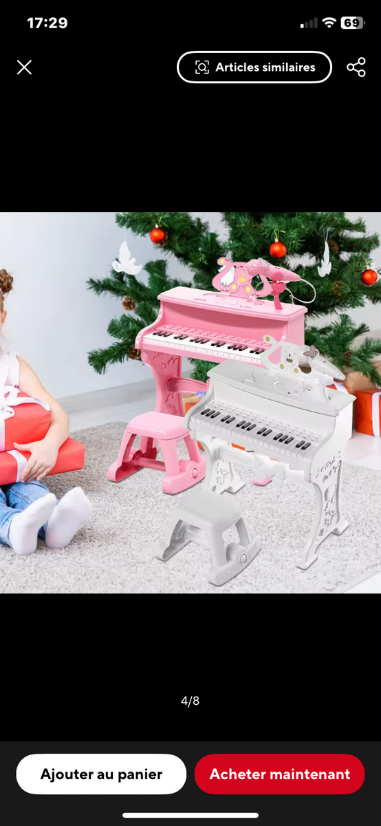 Piano Électronique Enfant 37 Touches