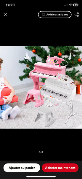 Piano Électronique Enfant 37 Touches