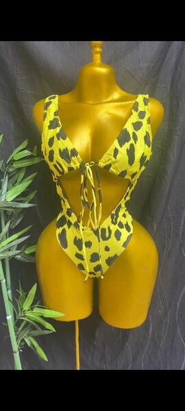 Maillot Léopard Découpe Femme