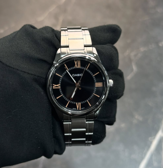 Casio черные часы 