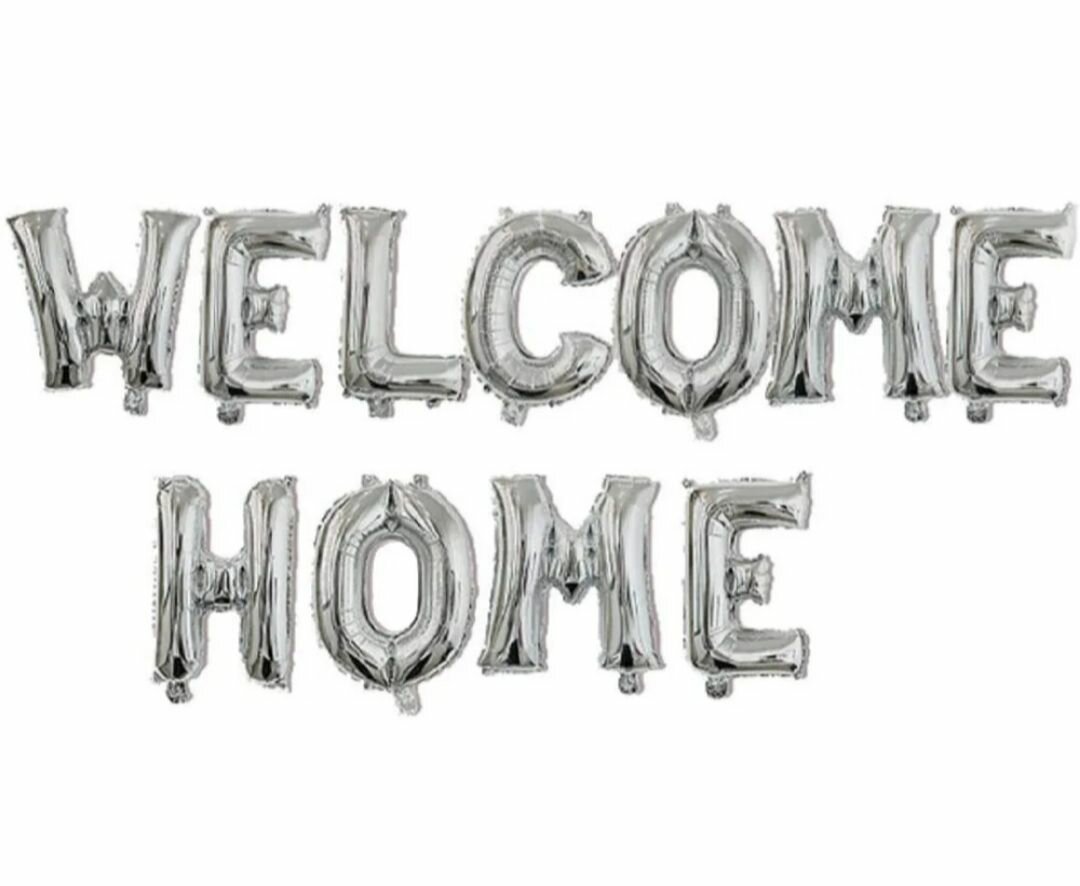 Ballons Lettre "Welcome Home"