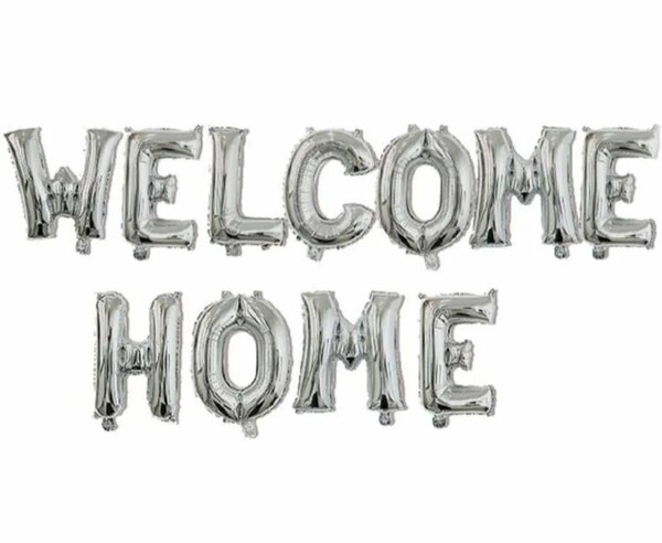 Ballons Lettre "Welcome Home"