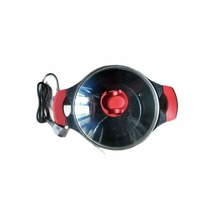 German Home Multipurpose Electric Cooking Pot - Brown