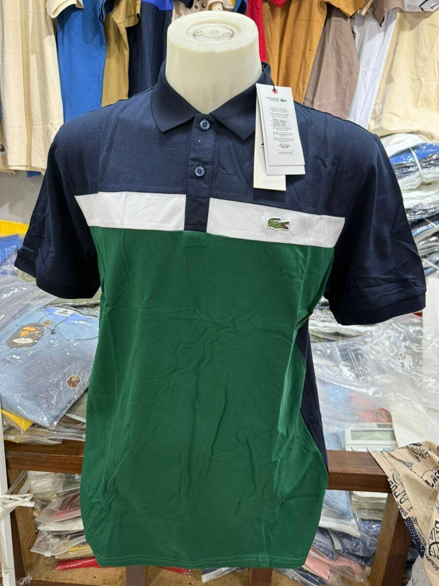 Polo Homme Bicolore Élégant