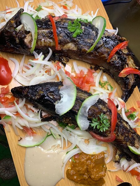 Poisson Grillé Épicé Savoureux