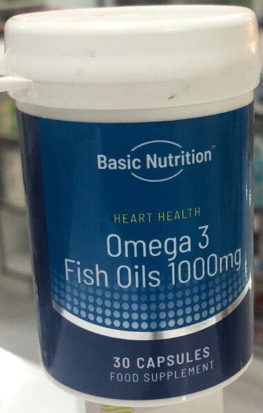 BASIC NUTRITION OMEGA-3 FISH OIL 1000MG