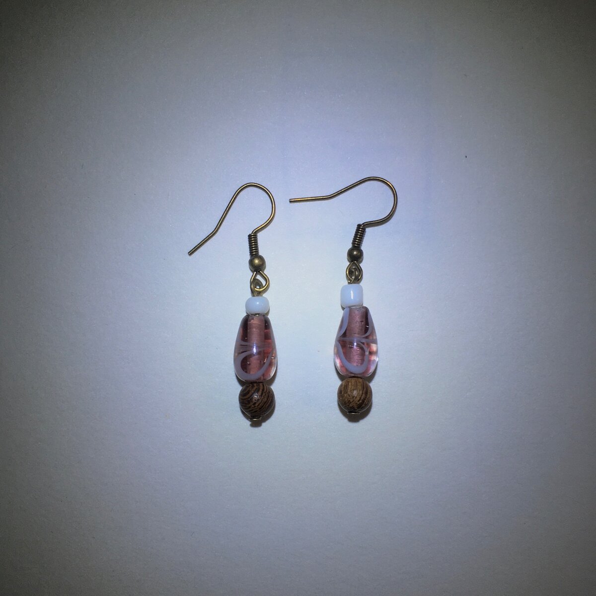 Shatter bead earrings