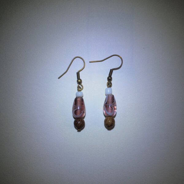 Shatter bead earrings