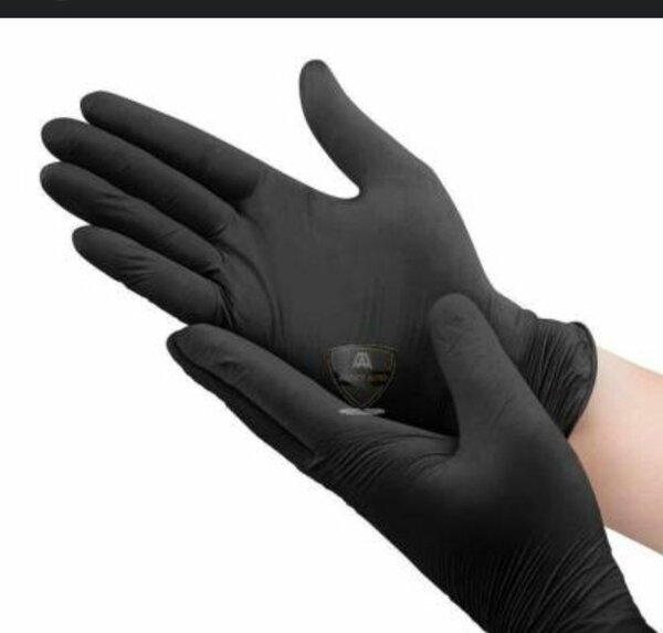 Gants en nitrile noirs sans poudre