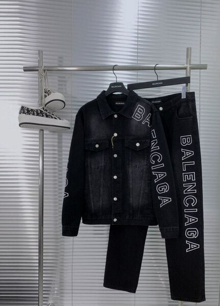 Ensemble denim tendance