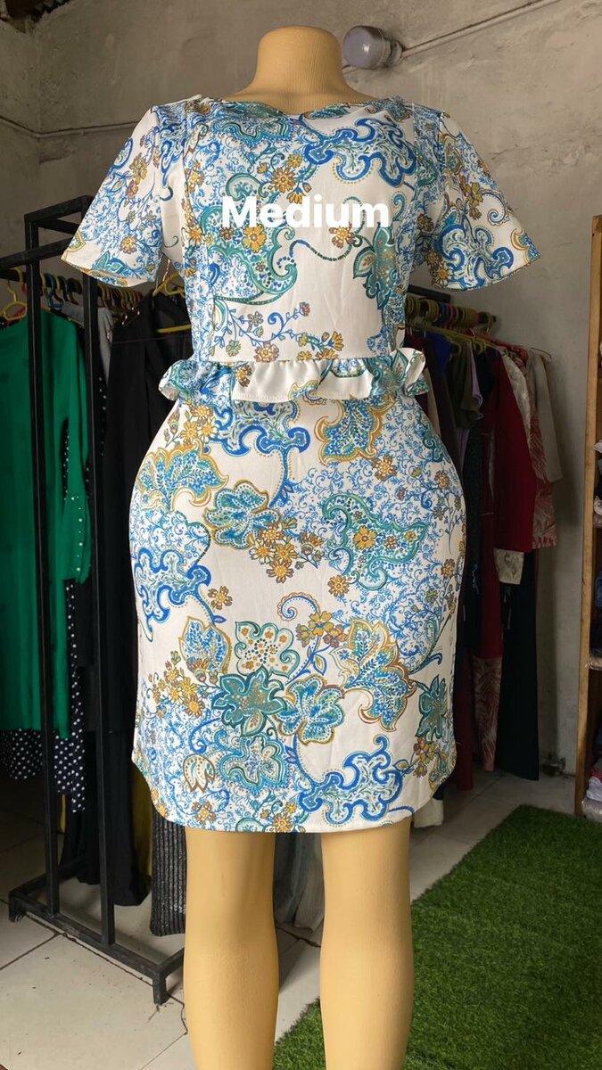 Beautiful and comfortable women's dress with print