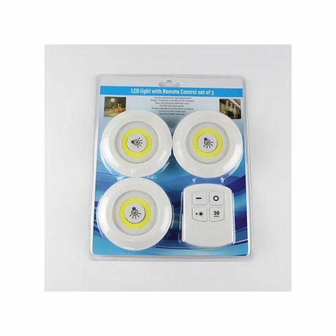 3 Led lumineux Télécommandée