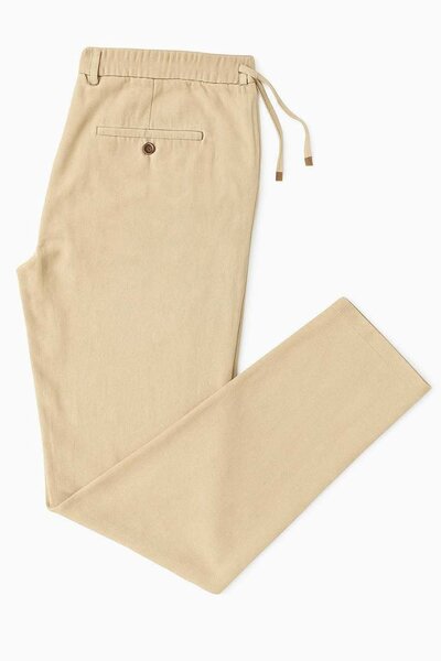 Pantalon Beige Casual Homme