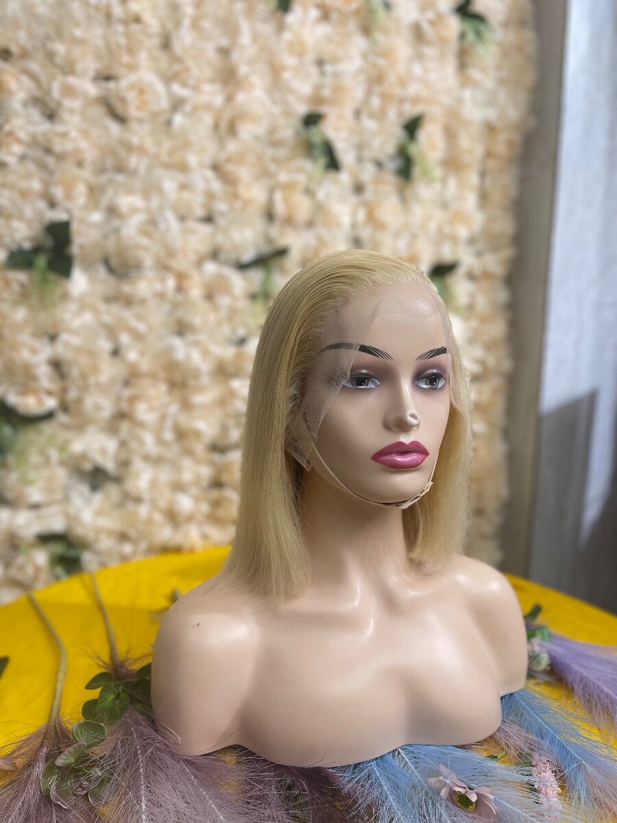 Perruque Blonde Lace Front Élégante