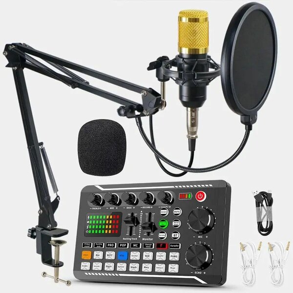 Portable Livestream and Podcasting Setup Console Setup