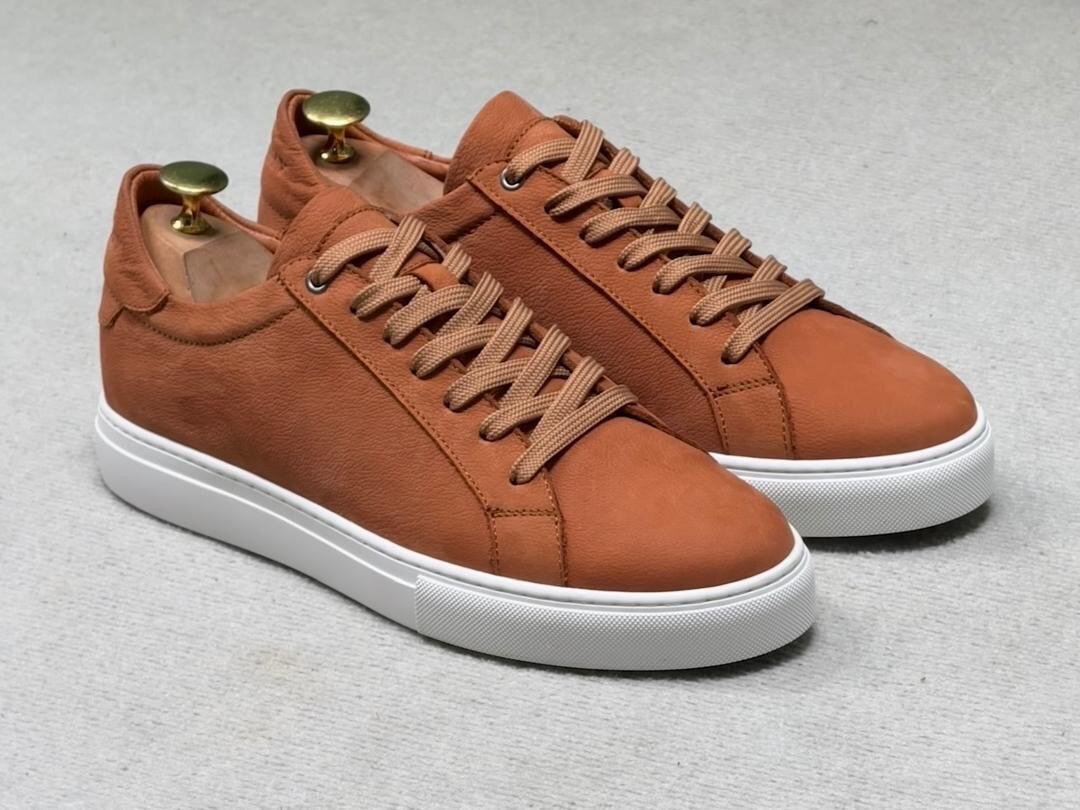 Baskets en cuir homme tendance