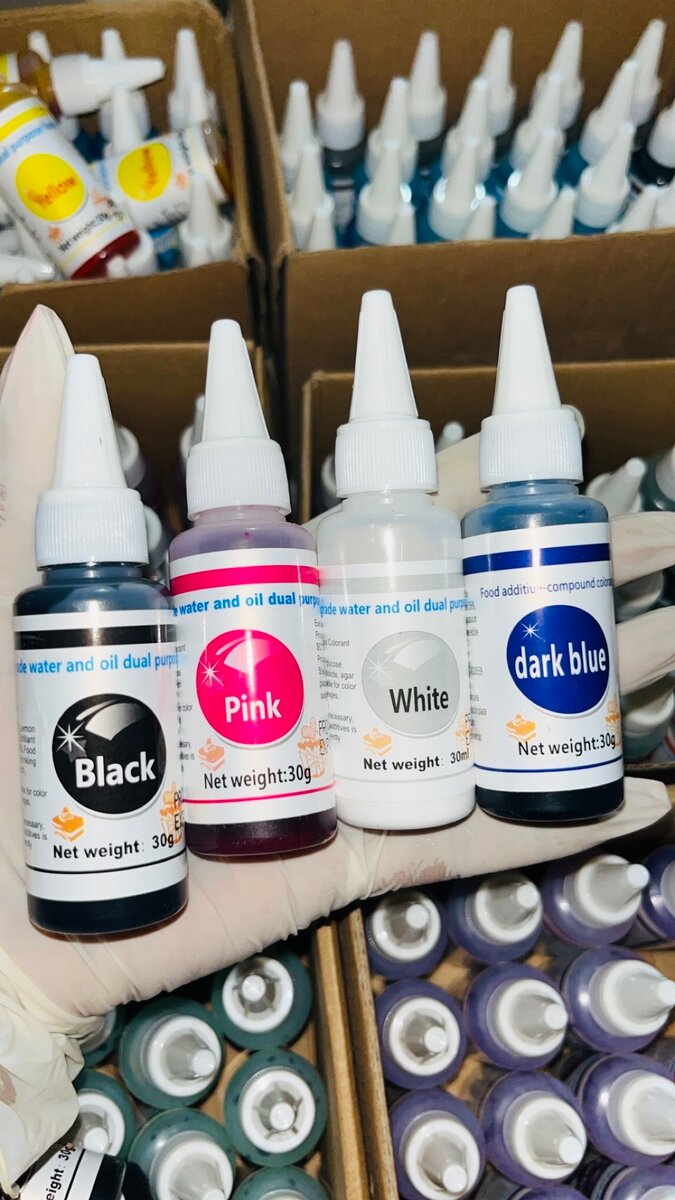 Ensemble de colorants alimentaires