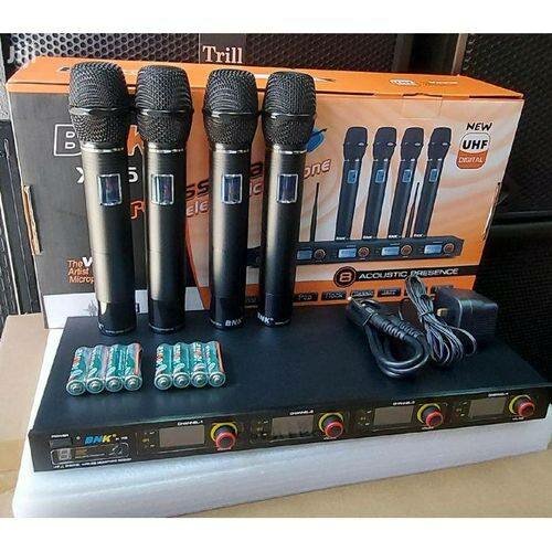 Microphones sans fil UHF 4 Canaux