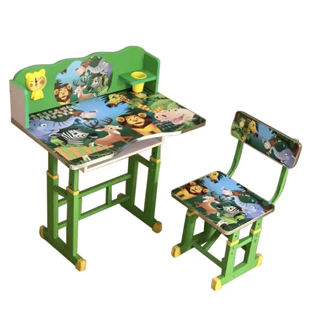 Table et chaise enfant colorée