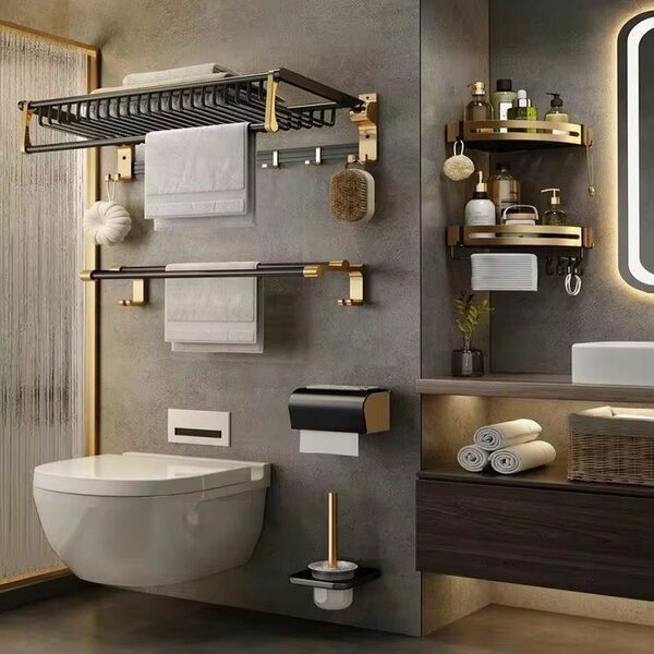 Étagères de salle de bain murales