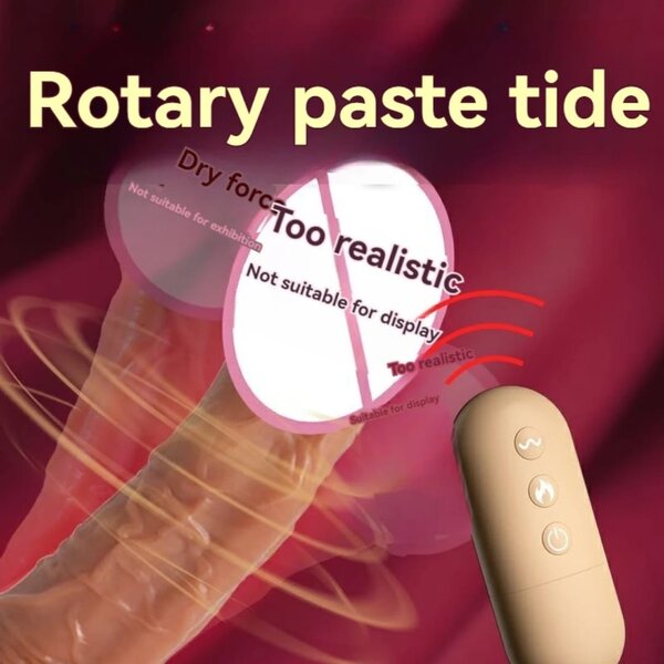 Vibromasseur réaliste rotatif télécommandé