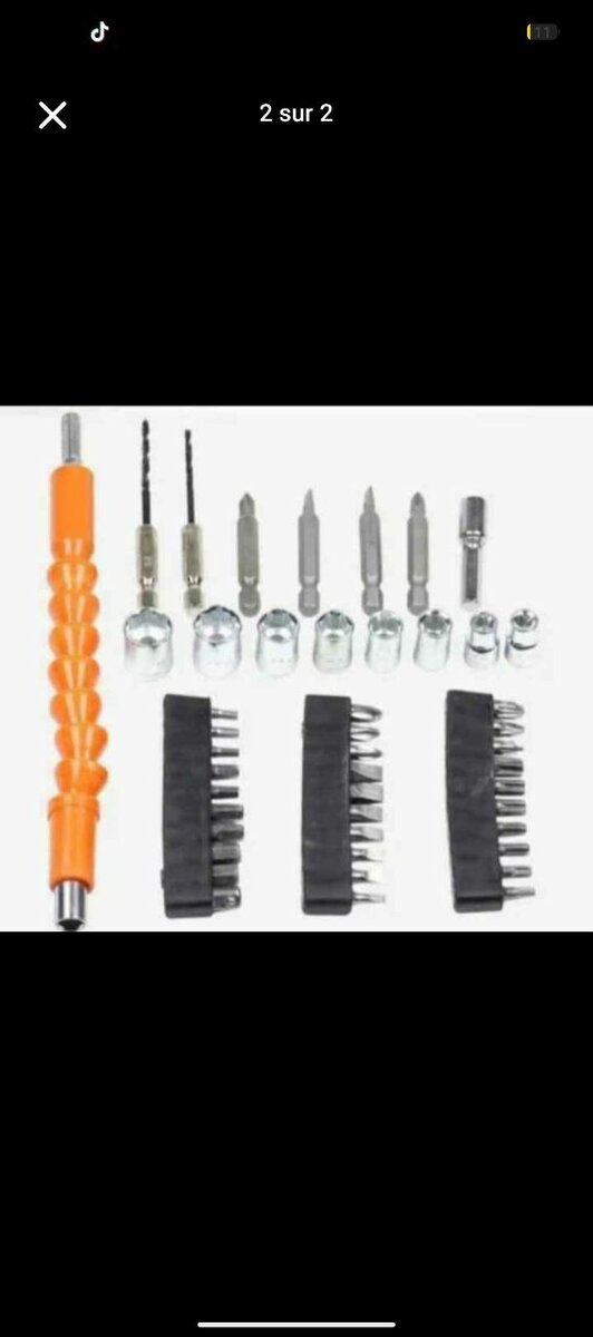 Kit Tournevis Électrique Multifonction