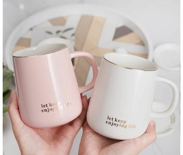 Mug cup ,spoon and a cover