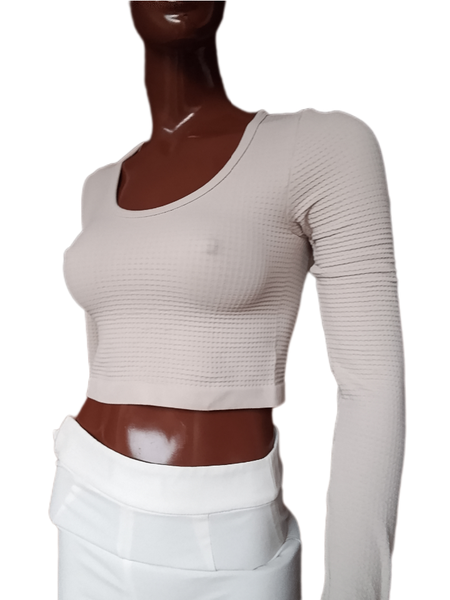 Top court à manches longues