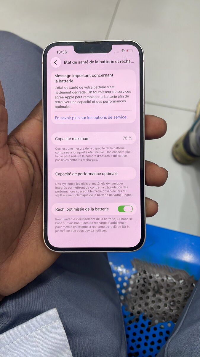 iPhone 13 128 Go blanc