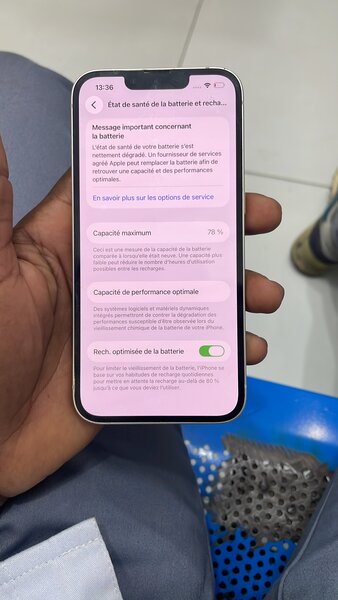 iPhone 13 128 Go blanc