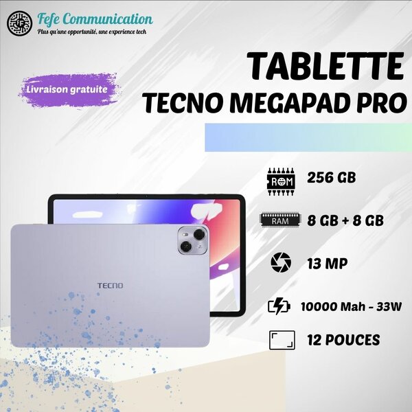 Tablette Tecno MegaPad Pro 12"