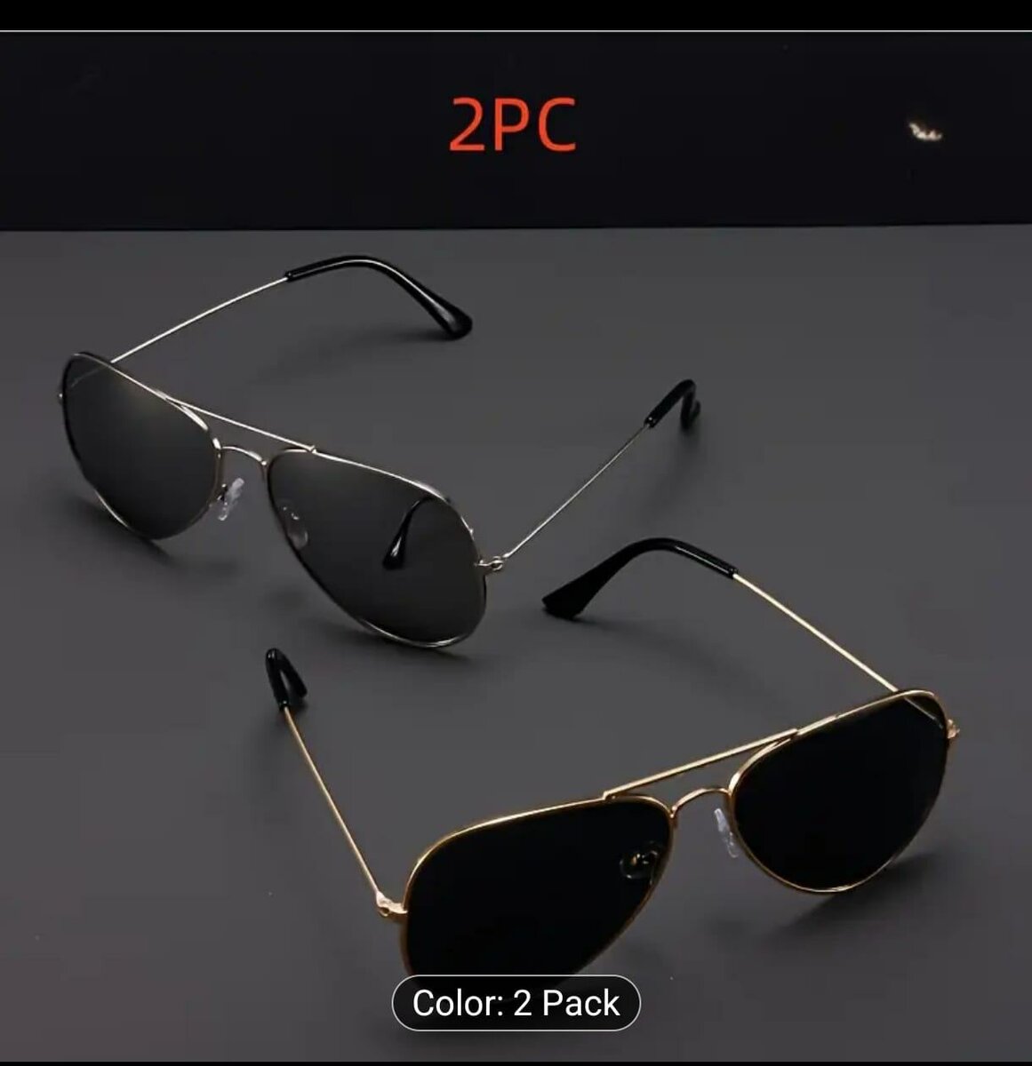 Lunettes de soleil aviateur