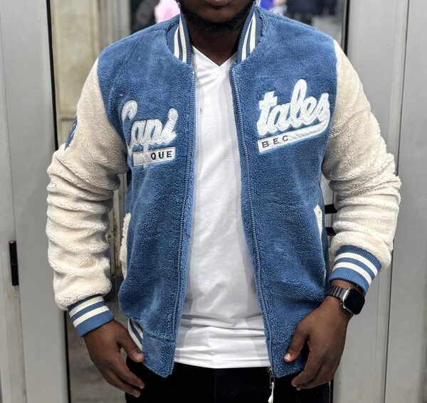 Veste Teddy Bicolore