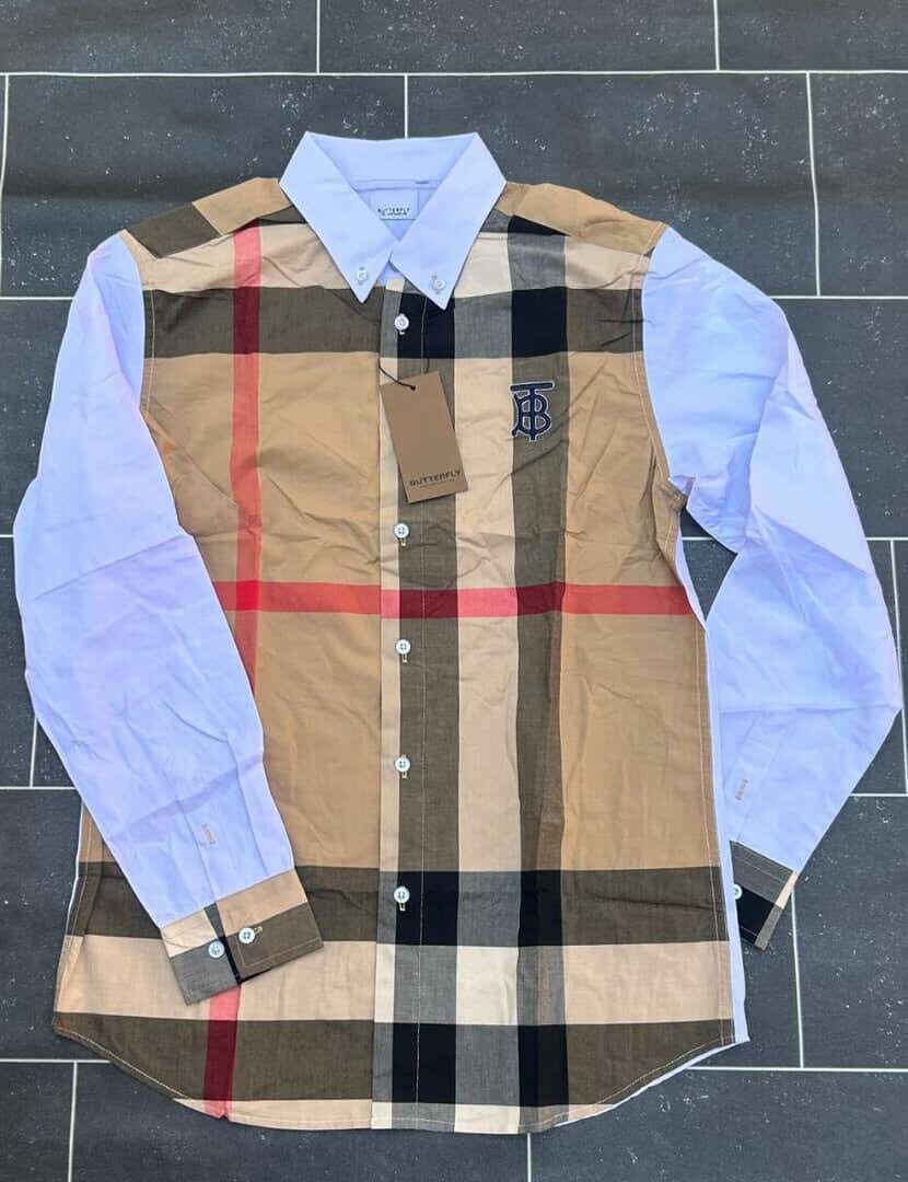 Chemise hommes à carreaux élégante