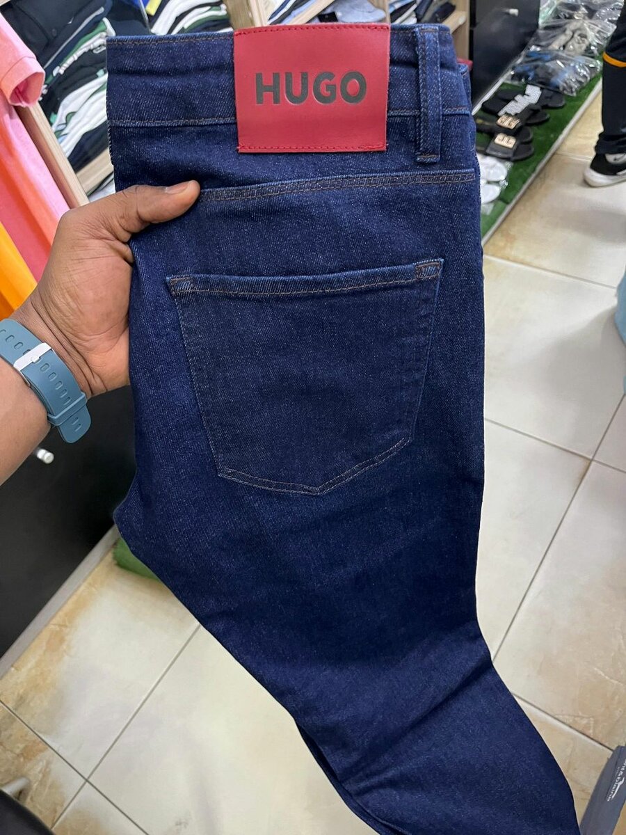 Jeans homme Hugo en denim bleu