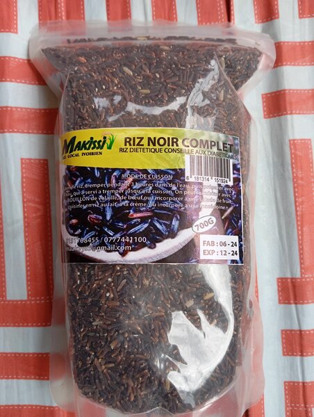 Riz noir complet