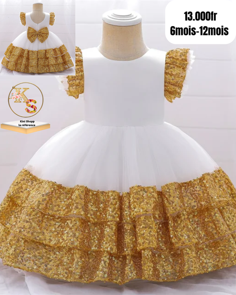 Robe en dentelle pour bébé