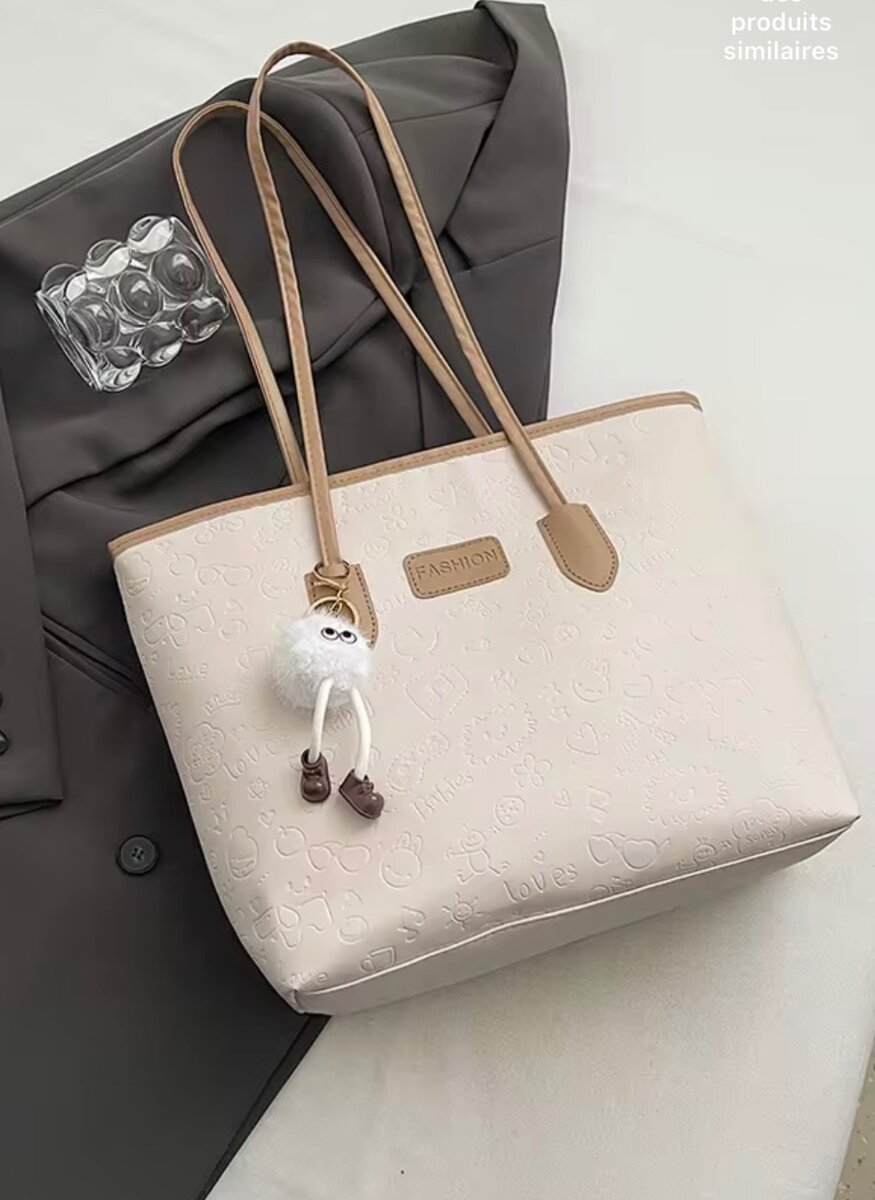 Sac cabas en simili cuir