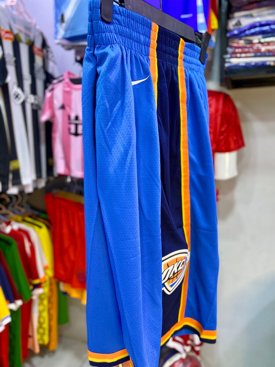 Short de basket OKC bleu