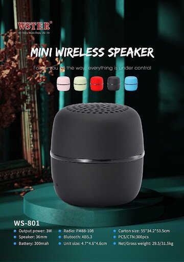 Cute portable speaker