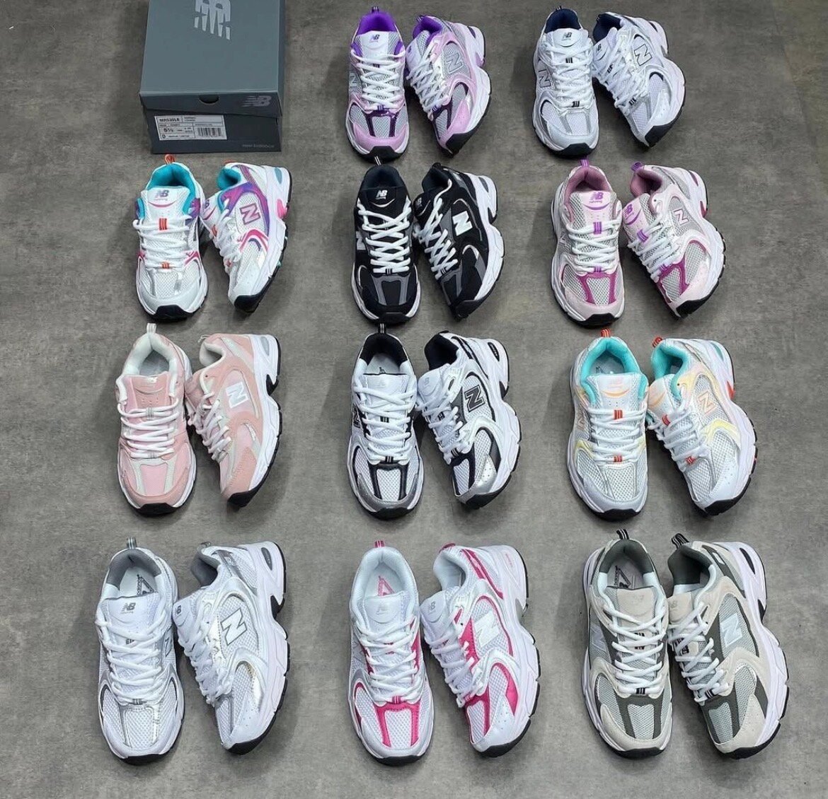 Baskets de course confortables