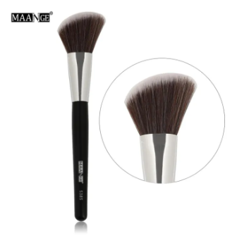 MAANGE 1Pcs Big Angled Top Loose Powder Makeup Brush Foundation Contour Blusher Face Cheek Cosmetic Beauty Make Up Brush Tool