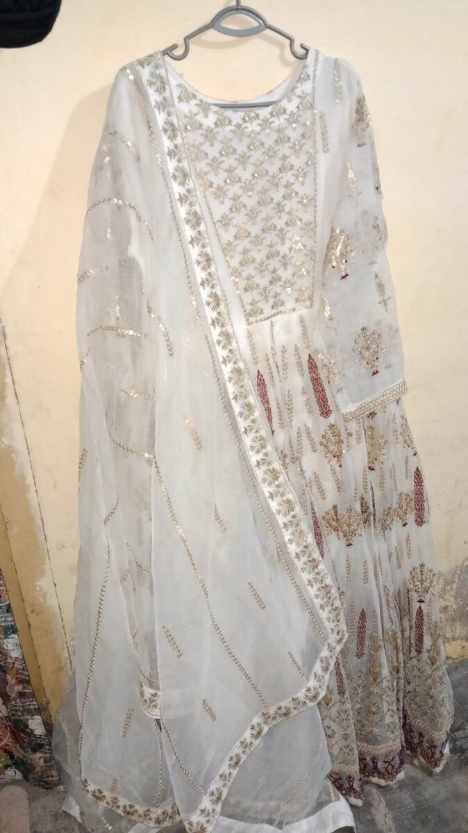 Nikkah Frock along with heavy flare