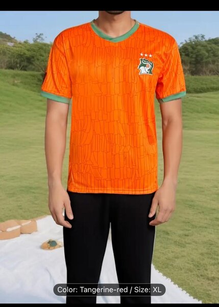 Maillot de football orange