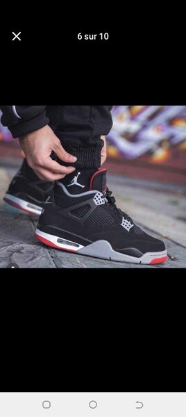 Basket noire homme style Jorda