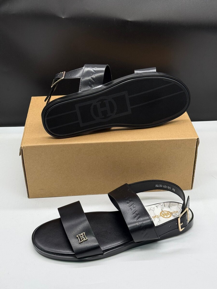 Sandales en cuir homme élégantes